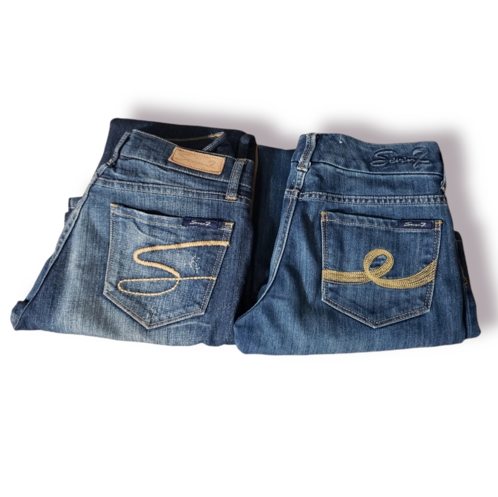 2 Pairs of Seven7 Jeans Size 28
